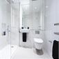 Marbled ceramic tiles for luxury ensuite shower room